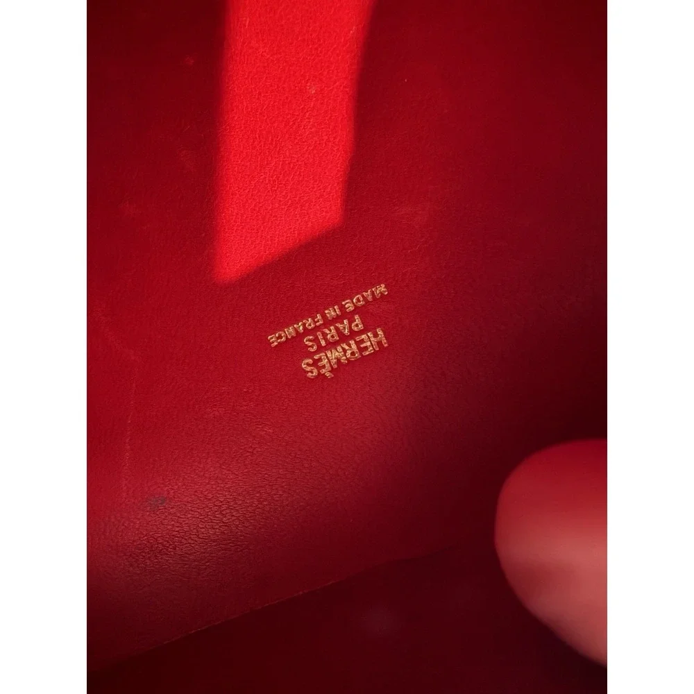 HERMES Kelly Cadena Bag Cadena Kelly Bag Cadena Bag Tote Bag Box scarf Noir ... - Picture 6 of 7